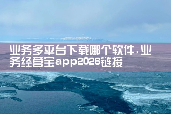 业务多平台下载哪个软件