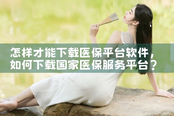 怎样才能下载医保平台软件