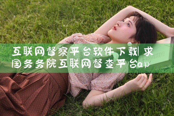 互联网督察平台软件下载